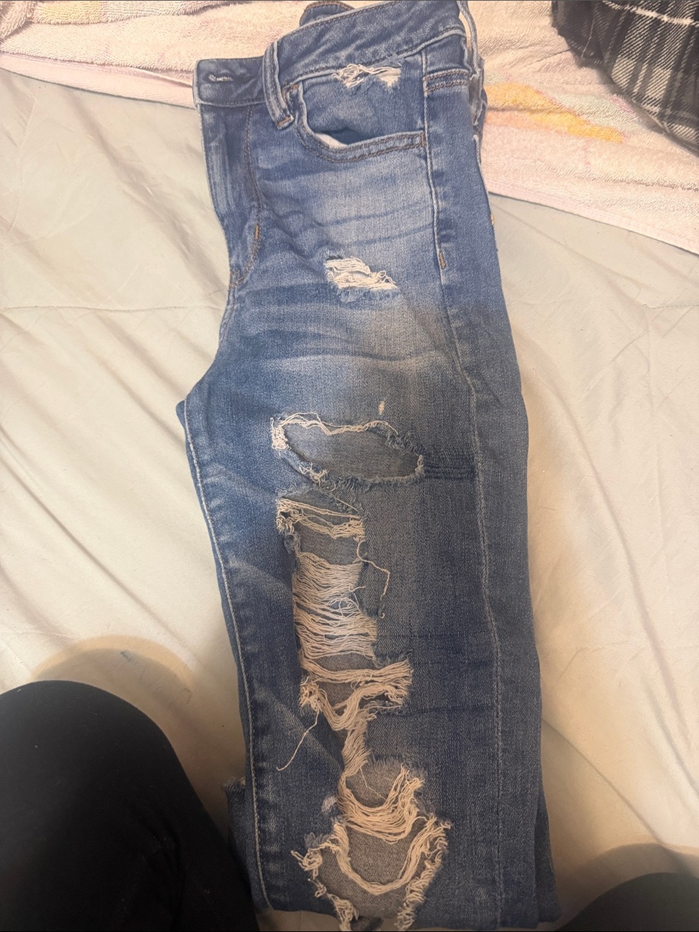 American Eagle Light Blue Denim Jeans - Faded Wash